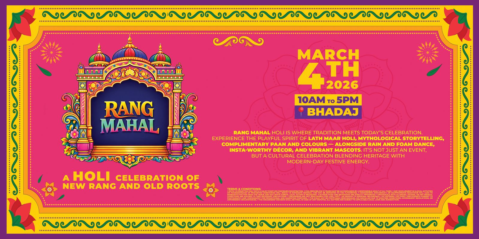 RANGMAHAL HOLI FESTIVEL 2026