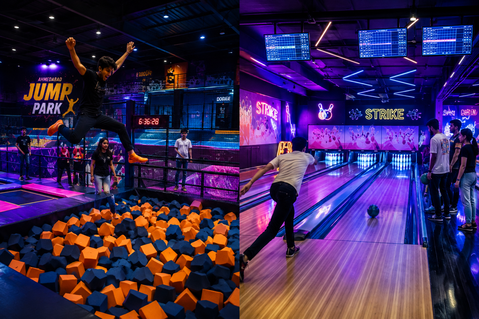 Fun Activities & Adventure Places in Ahmedabad: Gaming Zones, Trampolines & VR