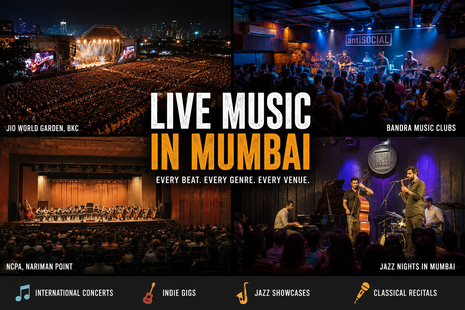Live Music Events in Mumbai: Upcoming Concerts, Indie Gigs & Venues