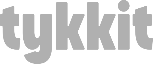 Example of a Tykkit logo in off-brand colors